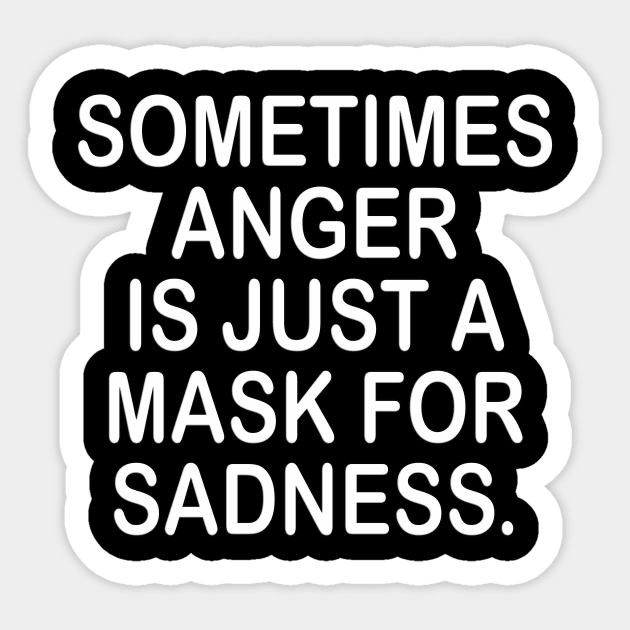 Anger inspirational shirt Sticker by MotivationTshirt